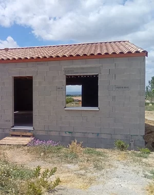 Maison neuve en cours